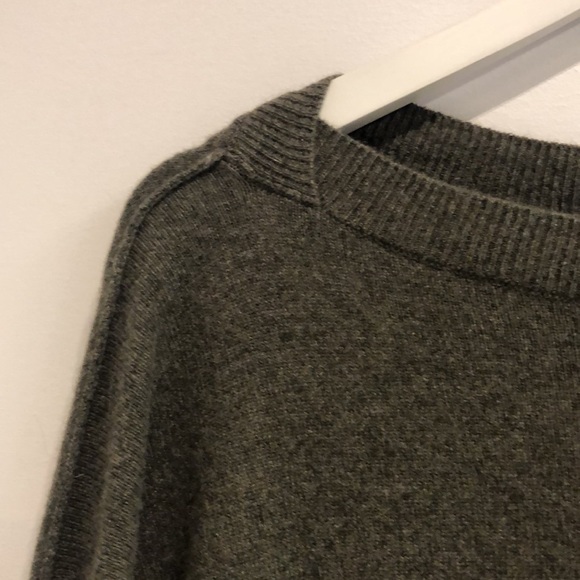 AllSaints Tara Military Green Cashmere Blend Sweater - Picture 4 of 12